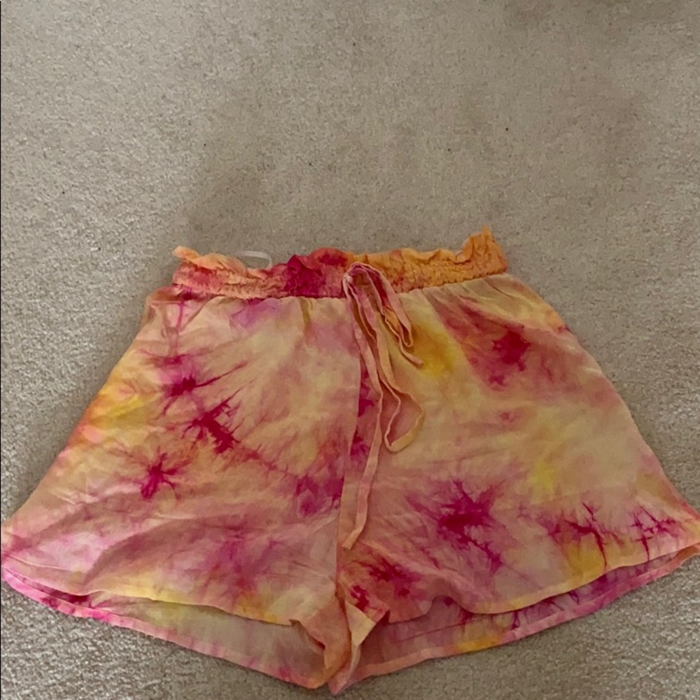 Tie dye shorts